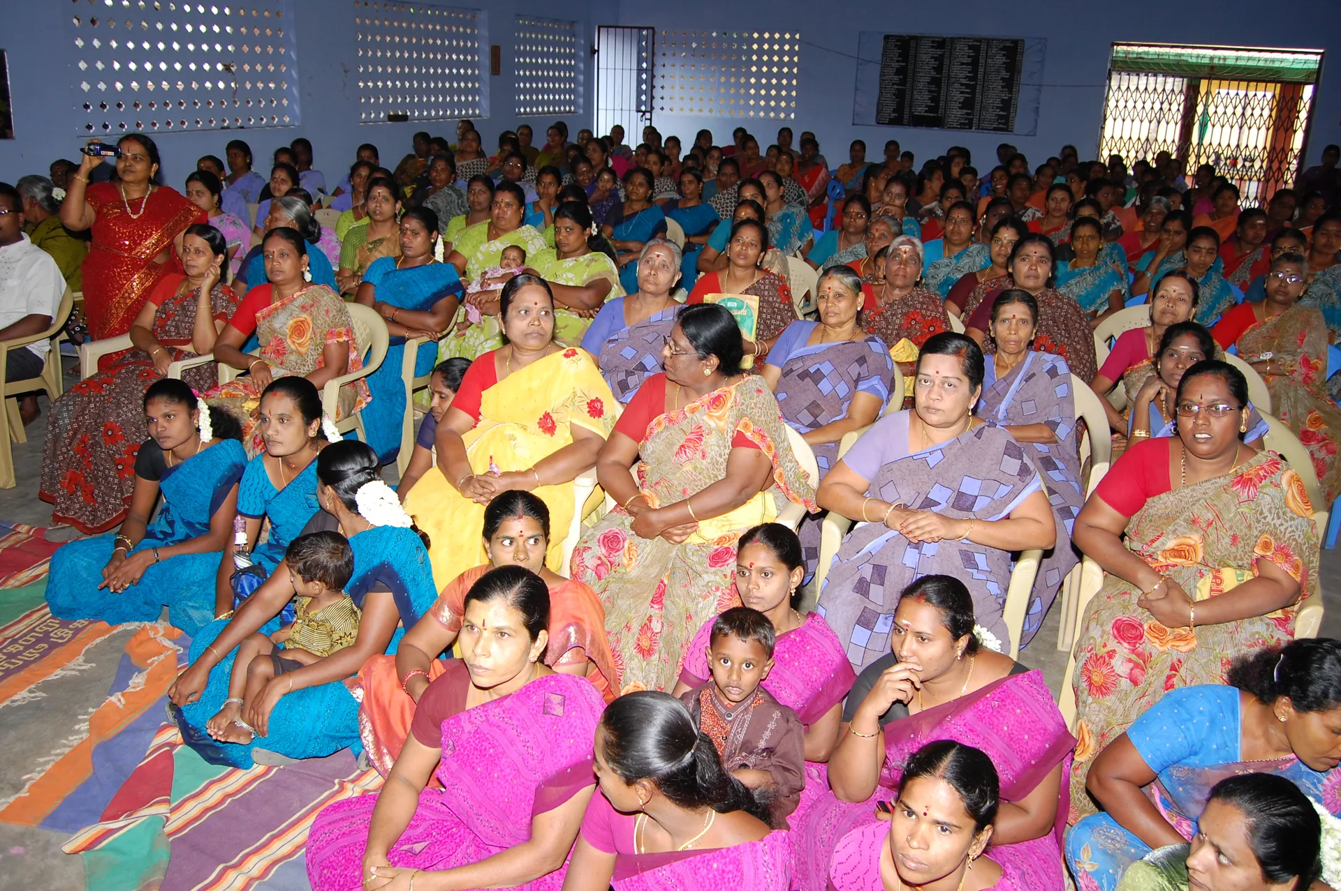 Women attending a National Women Development Trust community gathering